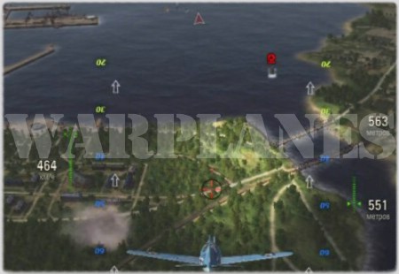 Мод авиагоризонт цветной для World of Warplanes 1.2